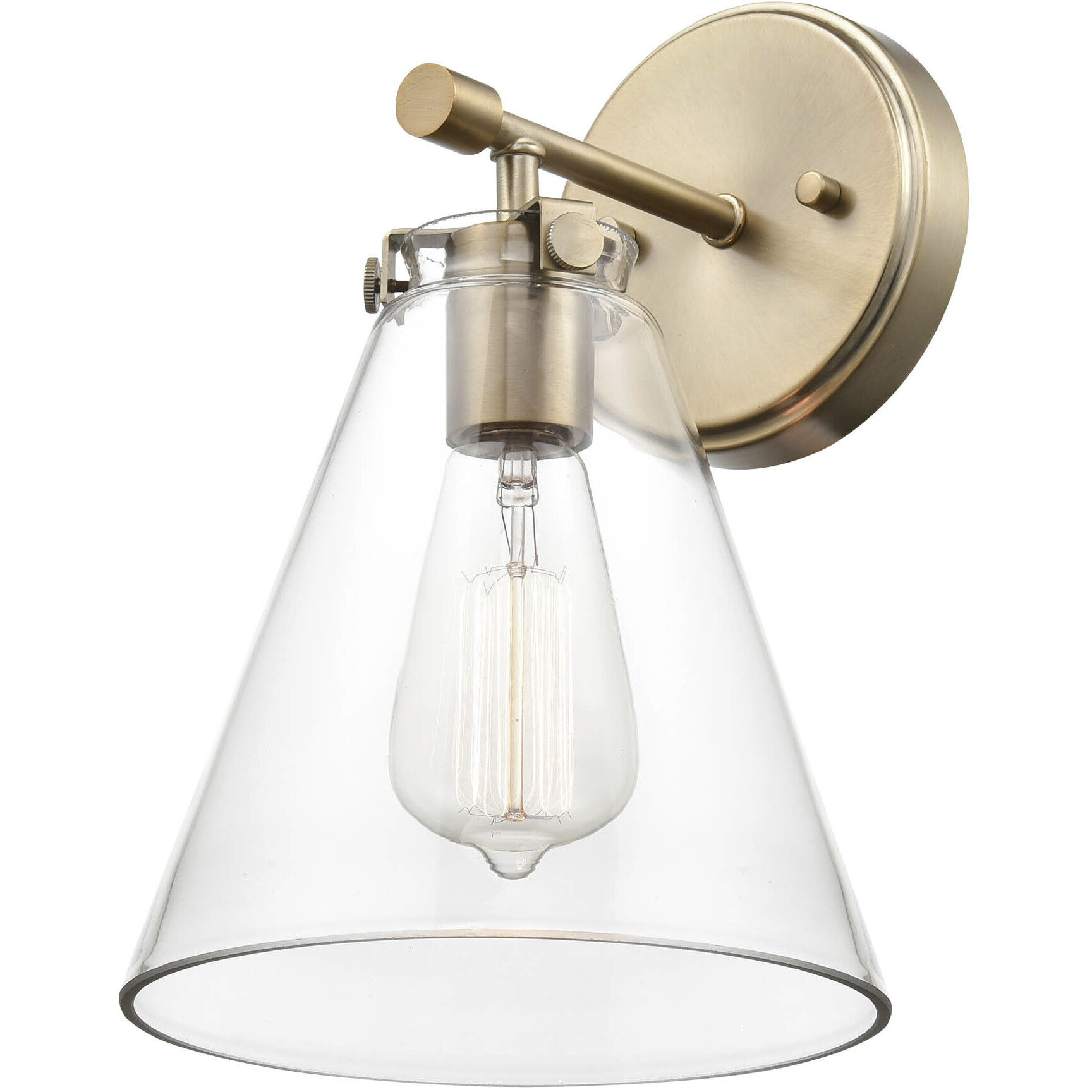 Aliza Wall Sconce Wall Light in Modern Gold